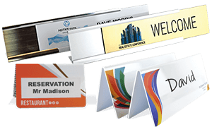 Wiederverwendbare Tischschilder