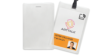 Proximity-Kartenhalter aus Vinyl – Einleger 77 mm x 106 mm