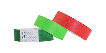 Tyvek-Armbänder, 19 mm