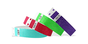 Tyvek-Armbänder 19 mm, vorgedruckt mit Serien-Nummerierung