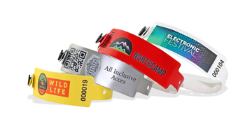 Personalisierte vollfarbige Vinyl-Armbänder, 25 mm