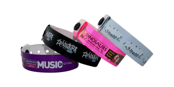 Personalisierte vollfarbige Vinyl-Armbänder, 19 mm